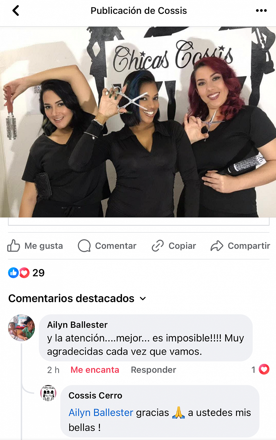Comentario que amamos